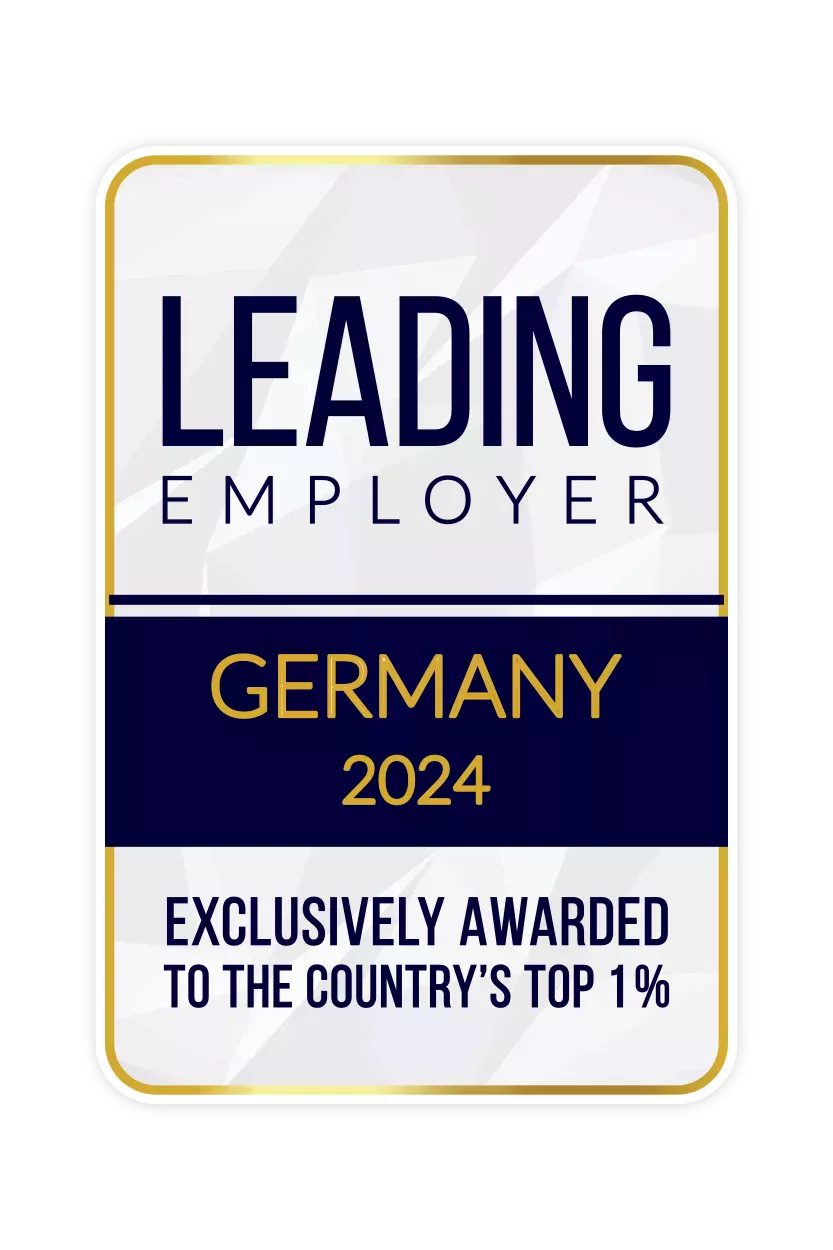 Logo vom Leading Employer Award für Germany 2022